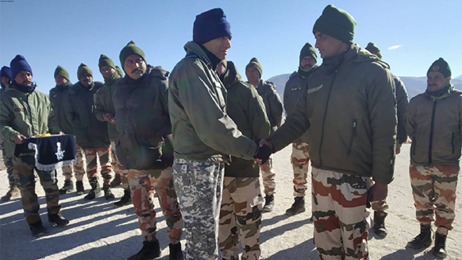 Air Marshal visits forward posts in Eastern Ladakh, celebrate Holi with Army, ITBP and IAF